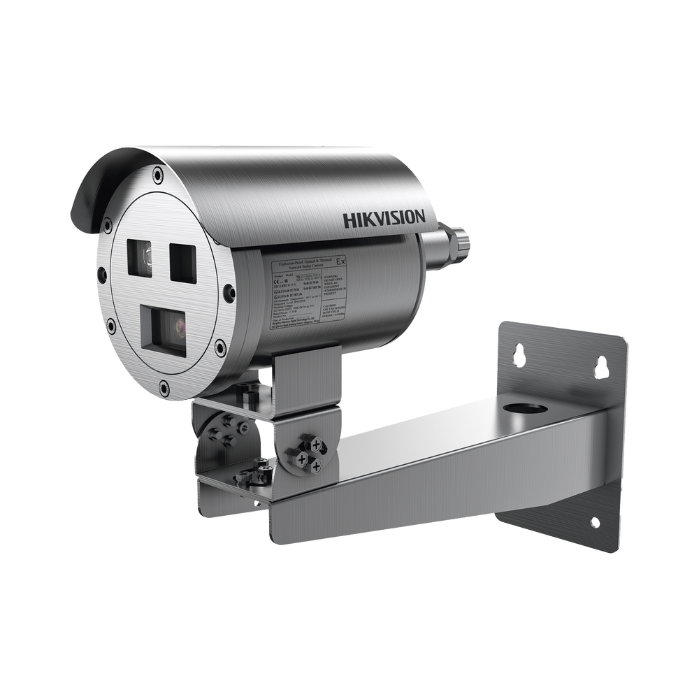 Bala IP Térmica Dual / Termico 15 mm (384 X 288) + Óptico 4 mm (4 MP) / Termométrica / Detección de Temperatura / IP68 / 30 mts IR / Antiexplosión / Anticorrosión
