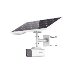 Kit Solar IP All in One / Cámara Bala ColorVu 4 Megapixel / Lente 4 mm / Panel Solar / Batería de Respaldo de Litio 23.2Ah (Hasta 24 Días) / Conexión 4G / Accesorios de Instalación (DS-2XS2T47G1-LDH/4G/C18S40)