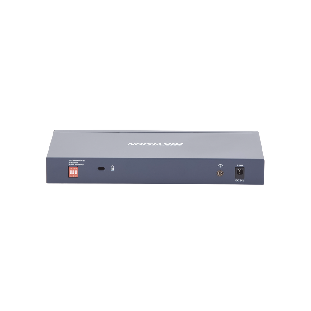 Switch PoE+ / No Administrable / 7 Puertos 1000 Mbps 802.3 af/at (30 W) / 2 Puertos 1000 Mbps Hi-PoE (90 W) / 1 Puertos 1000 Mbps Uplink / 1 Puerto SFP / Modo Extendido hasta 300 Metros / 110 Watts - Image 4