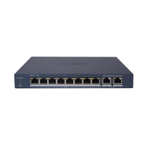 Switch Gigabit PoE+ / Administrable / 8 Puertos 1000 Mbps PoE+ / 2 Puertos 1000 Mbps de Uplink / Configuración Nube Hik-PartnerPro / Modo Extendido hasta 300 Metros / 60 W  (DS-3E1510P-EI/M)