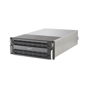 Servidor de Almacenamiento en Red /  Soporta 24 Discos Duros (No incluye Discos Duros) / RAID / Graba 1024 canales IP / Doble procesador
