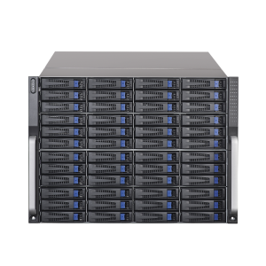 Servidor de Almacenamiento Cluster / 48 Bahías de Disco Duro / Controlador Simple / Graba 600 Canales IP / Fuente Redundante