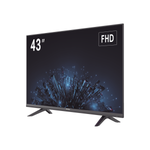 Monitor LED Full HD 43" / Ideal para Oficina y Hogar / Uso 24-7 / Entrada HDMI/VGA/USB / Compatible con Montaje VESA (200 X 200) / Bocinas Integradas