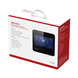Kit de Control de Acceso TODO INCLUIDO con Lector de Rostros, QRs y Tarjetas / 1,500 rostros / Compatible con App HIKConnect /Incluye Electroimán  Botón de Salida y Montajes Z y L para imán / HIK-IA (DS-KAS343)