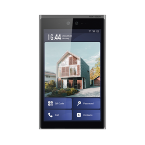 Frente de Calle IP 2 Megapixel (1080p) / Multiapartamento / Pantalla 10.1" Touch Screen / Reconocimiento Facial / Android / IP65 / IK07 / Soporta Modulo de Botones y Huella (por Separado) (DS-KD9633-WBE6)