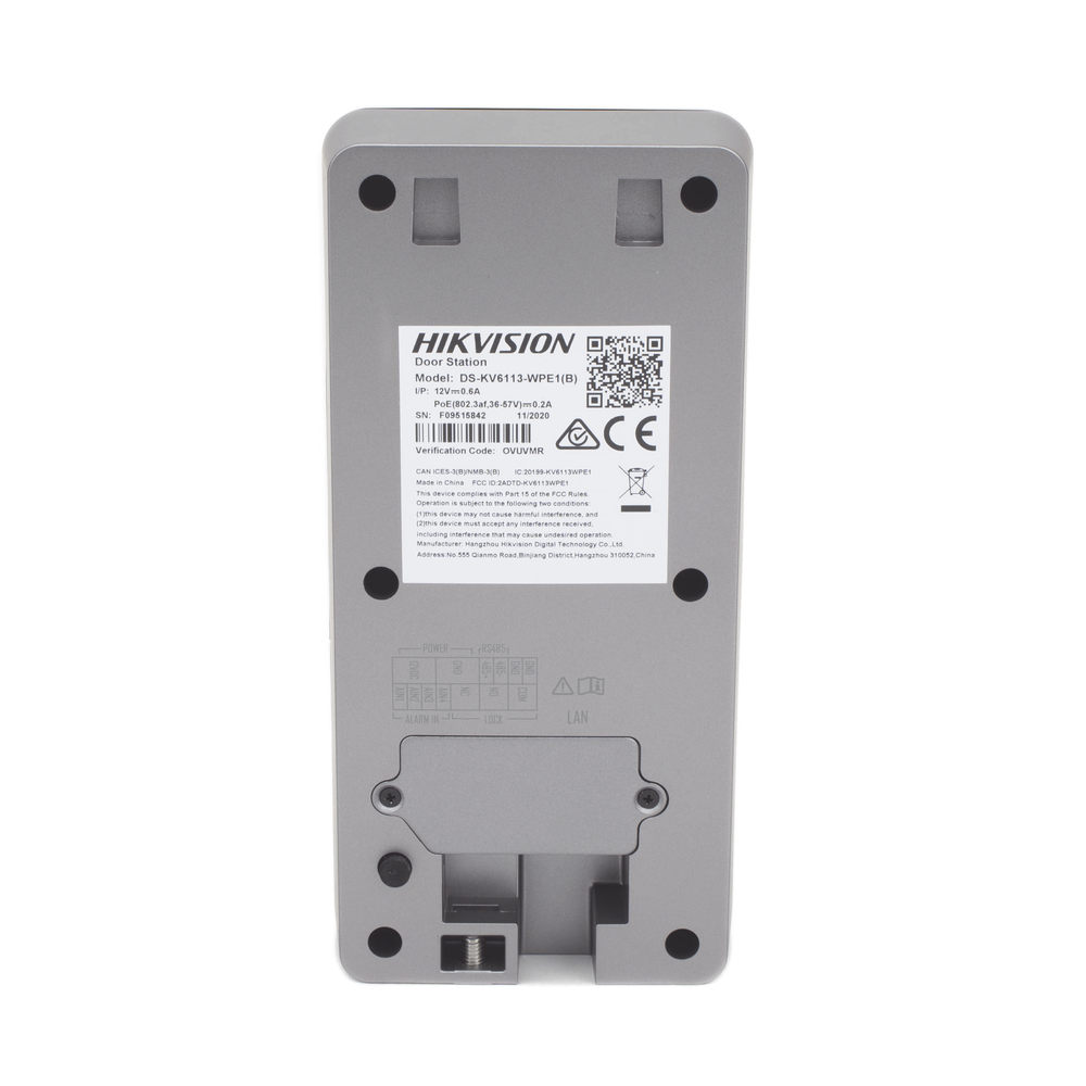Videoportero IP 2 Megapixel / PoE Estandar / IP65 / Apertura desde Hik-connect / Soporta 1 Departamento y Hasta 6 Monitores / Soporta Tarjetas Mifare / 1 Salida Relay - Image 3