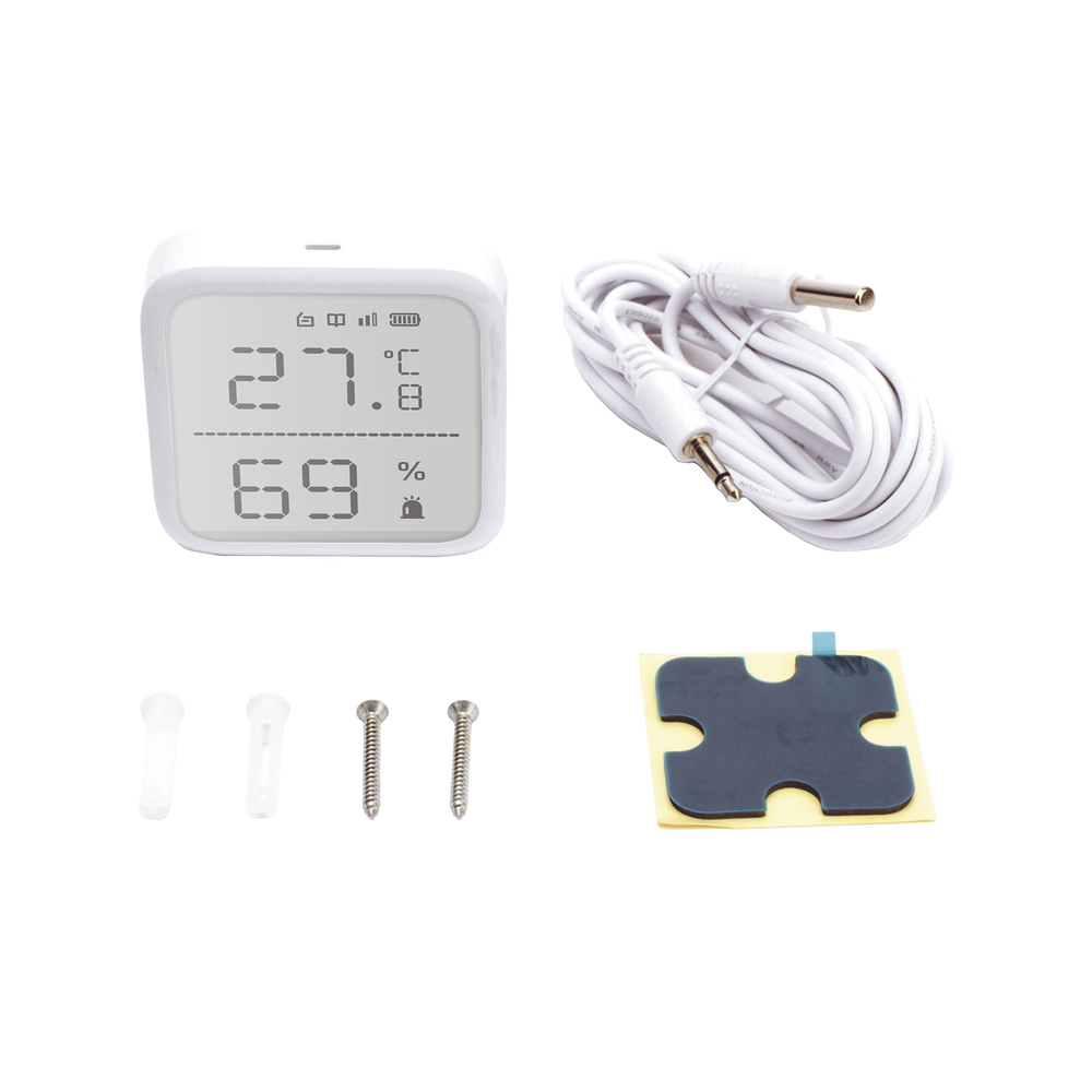 (AX PRO) Detector de Temperatura y Detector de Humedad Inalámbrico / 2.7" de Tamaño / Uso en Interior / Rango de Detección desde -35°C hasta 99°C - Image 2