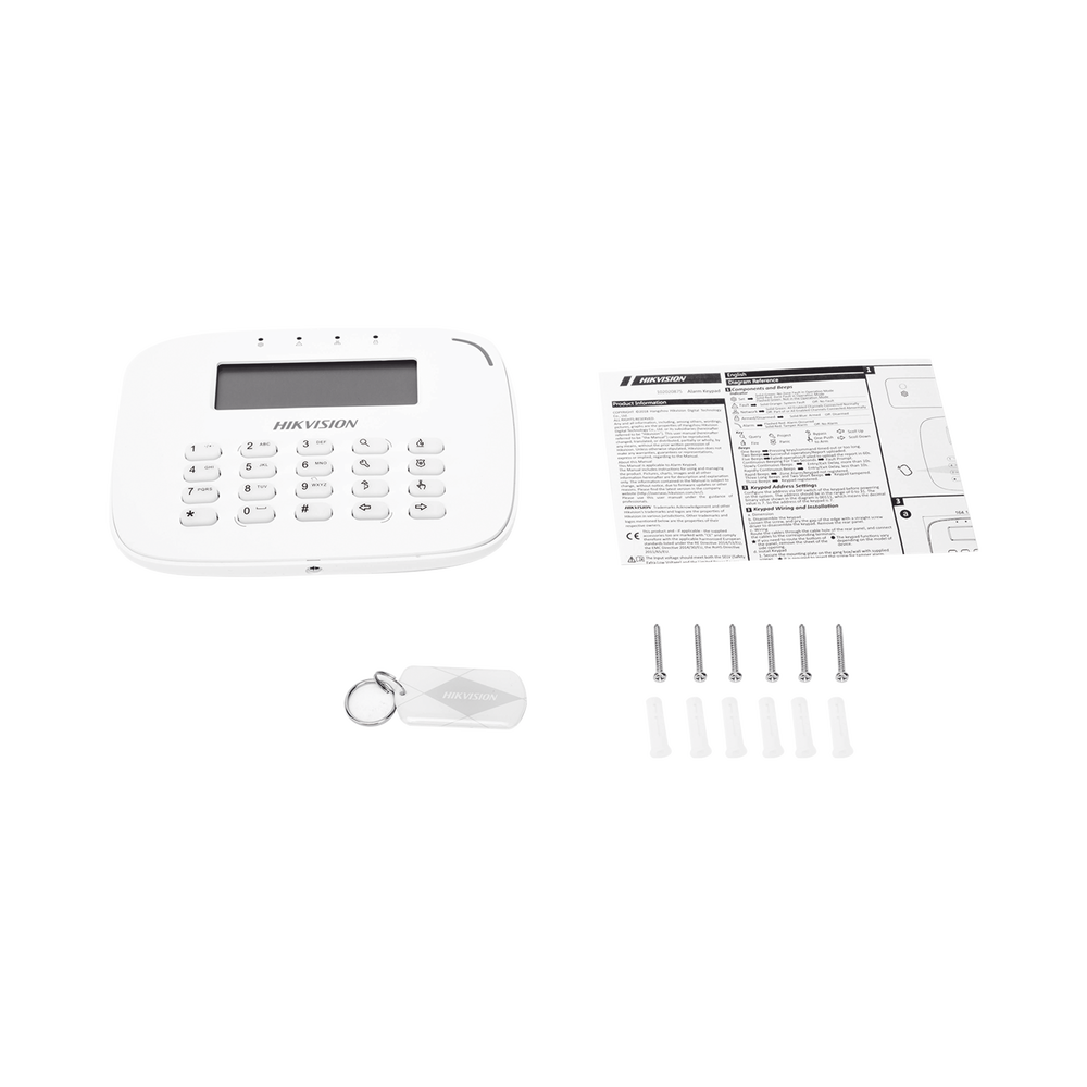Teclado LCD / Cableado / Compatible con el Panel Hibrido Hikvision DS-PHA64-W4P y DS-PHA64-W4P2 - Image 5