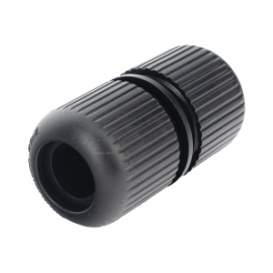 Protector para Exterior IP68 / Adaptador para el Conector Tipo Plug (12 Vcc) en C?maras Epcom / Color Negro / Hikvision / Hilook