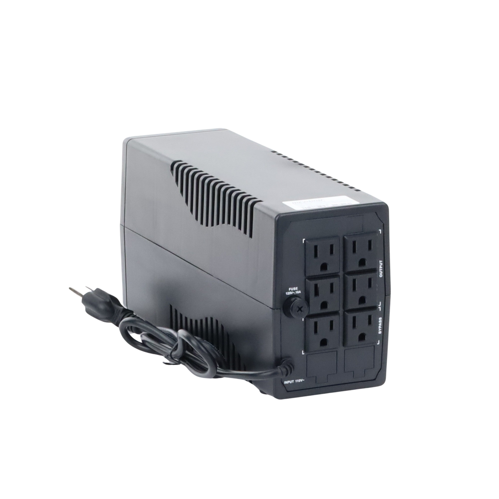 UPS de 1000 VA / 600 W / Protección Contra Sobrecarga y Descarga / Entrada y Salida 120 VCA / 6 Tomas NEMA 5-15R (4 con Respaldo y 2 sin Respaldo) - Image 5