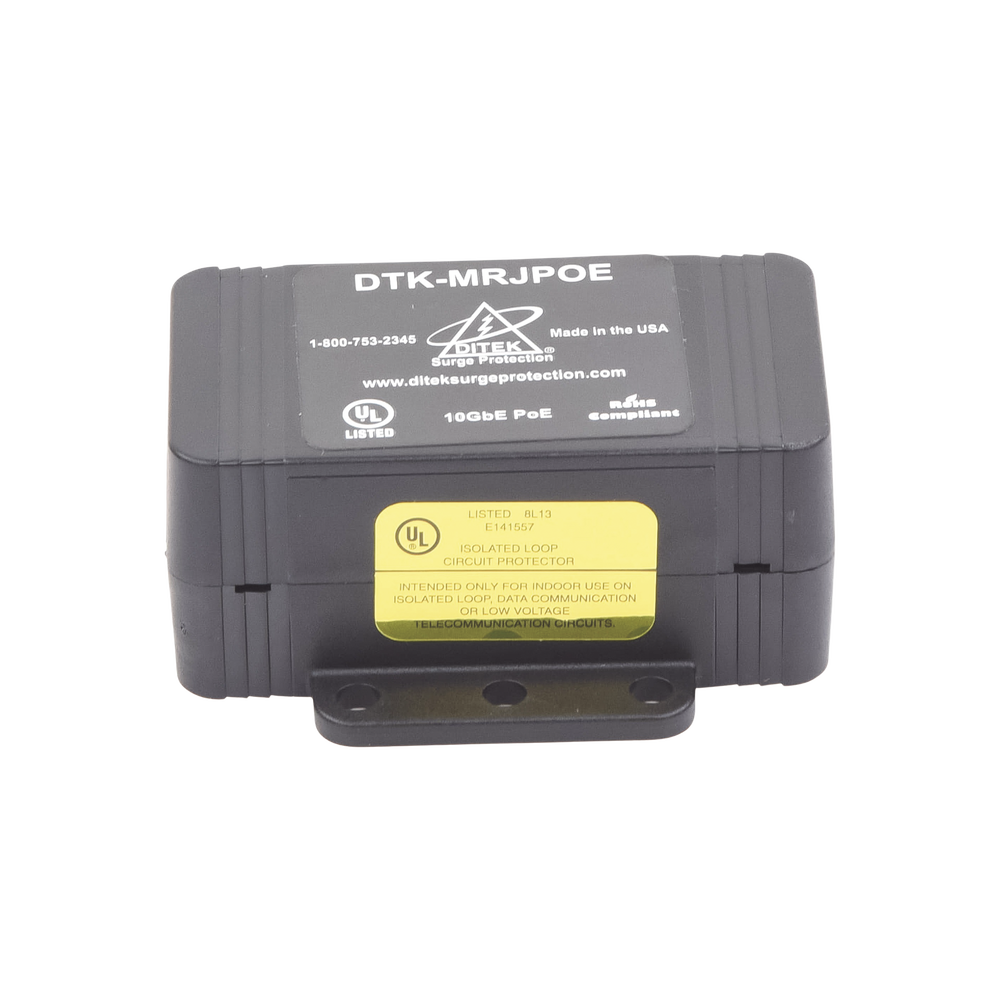 Protector PoE / RJ45 Hembra / 10 GbE / PoE y HiPoE / C?maras IP y WAP