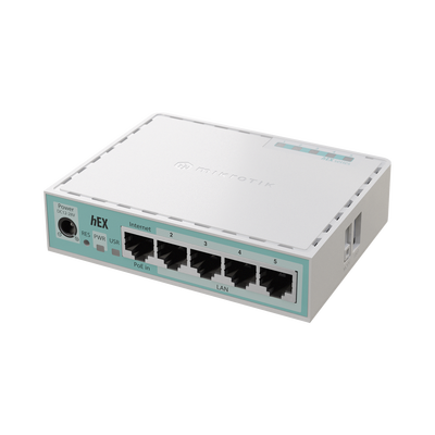 (Hex Version 2024) Router con 5 Puertos Gigabit Ethernet, 1 Puerto USB / CPU ARM Doble Nucleo/ RAM 512 MB/ Balanceo de Cargas (E50UG)