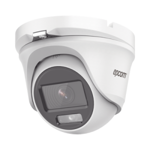 [ColorVu] Eyeball TURBOHD 2 Megapíxel (1080p) / Lente 2.8 mm / Microfono Integrado / Imagen a Color 24/7 / METAL / Luz Blanca 20 mts / Exterior IP66 / TVI-AHD-CVI-CVBS / dWDR (E8-TURBO-C/A)