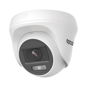 Turret TURBOHD 2 Megapíxel (1080p) / Imagen a color 24/7 / Lente 2.8 mm / Policarbonato / Luz Blanca 20 mts / Interior / Microfono Integrado / TVI-AHD-CVI-CVBS / dWDR (E8-TURBO-PC/A)
