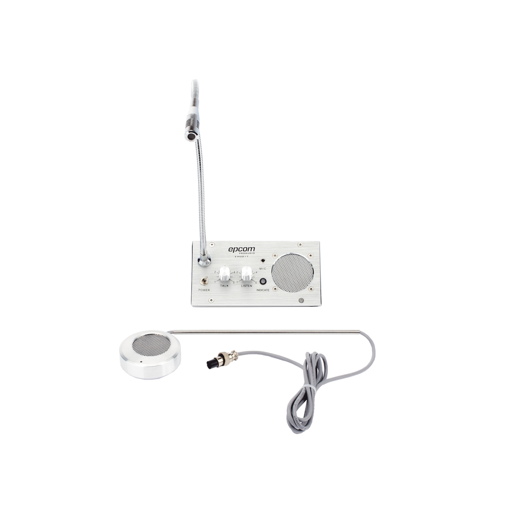 Sistema de Intercomunicación | Ideal para Ventanillas | Audio de voz de dos vías | 12V/1A 2W | Micrófono Interior + Micrófono Exterior - Image 5