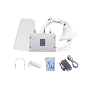 Kit Amplificador de Señal Celular 2G, 3G y 4G / Mejora llamadas convencionales y VoLTE / Amplifica señal de TELCEL, AT&T y MOVISTAR / Cubre hasta 300 m² con una antena y hasta 900 m² con 3 antenas. (EP20-TB-4GV2)