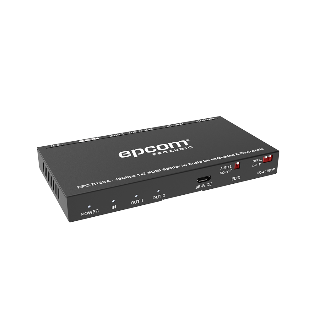 Splitter HDMI 1x2 | 4K@60Hz | Extractor de Audio | Down Scaler | HDR 4:4:4 | EDID | 18Gbps - Image 5