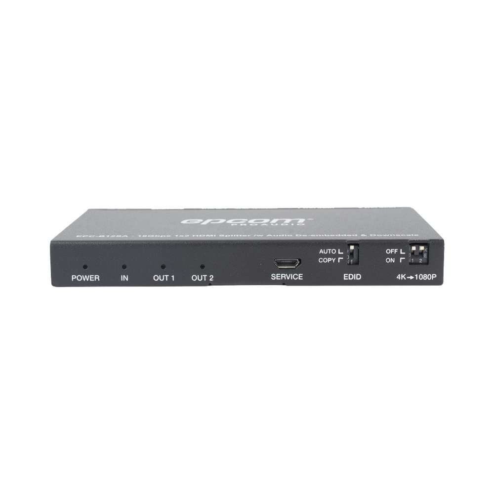 Splitter HDMI 1x2 | 4K@60Hz | Extractor de Audio | Down Scaler | HDR 4:4:4 | EDID | 18Gbps - Image 6