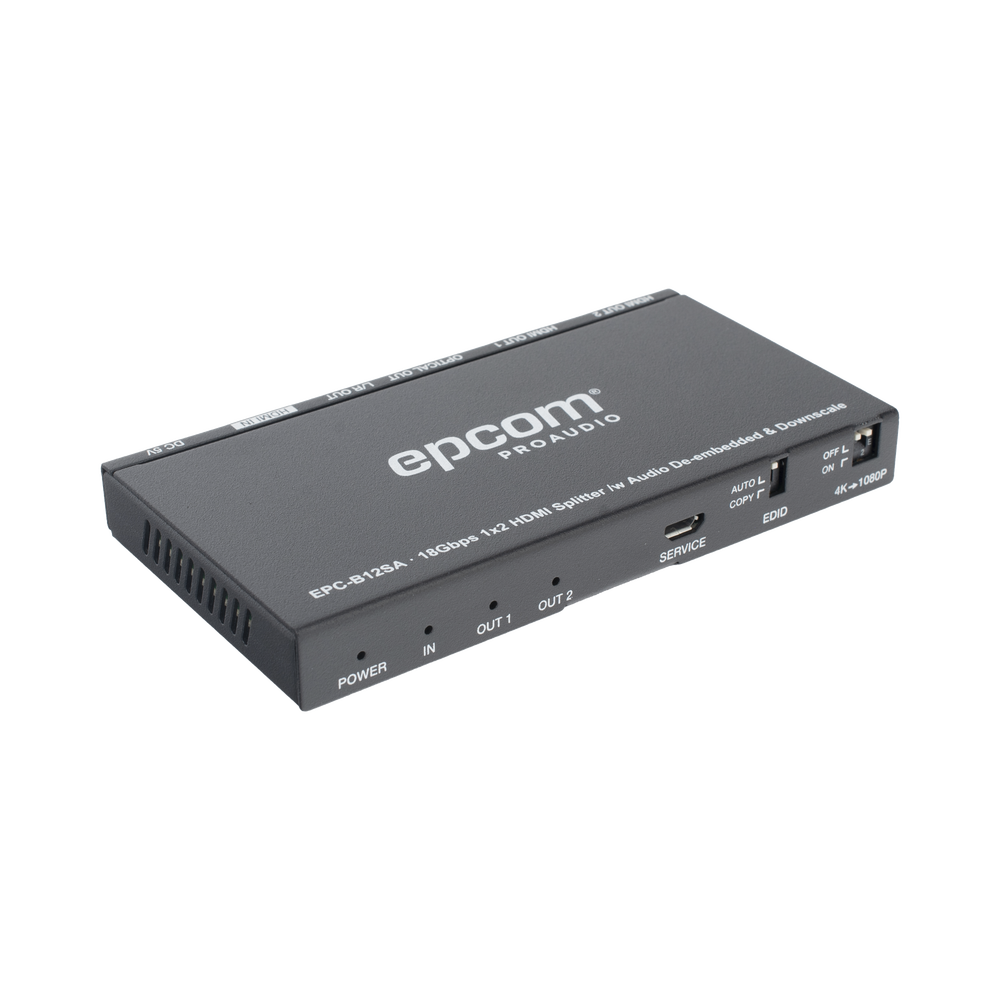 Splitter HDMI 1x2 | 4K@60Hz | Extractor de Audio | Down Scaler | HDR 4:4:4 | EDID | 18Gbps - Image 7