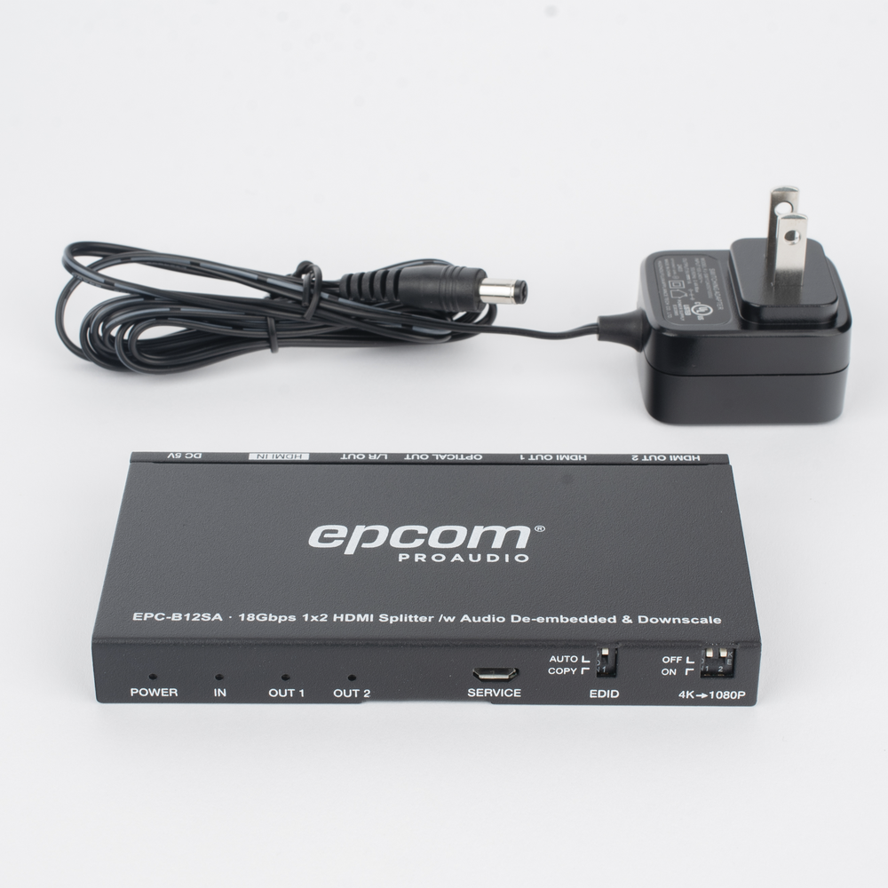 Splitter HDMI 1x2 | 4K@60Hz | Extractor de Audio | Down Scaler | HDR 4:4:4 | EDID | 18Gbps - Image 9