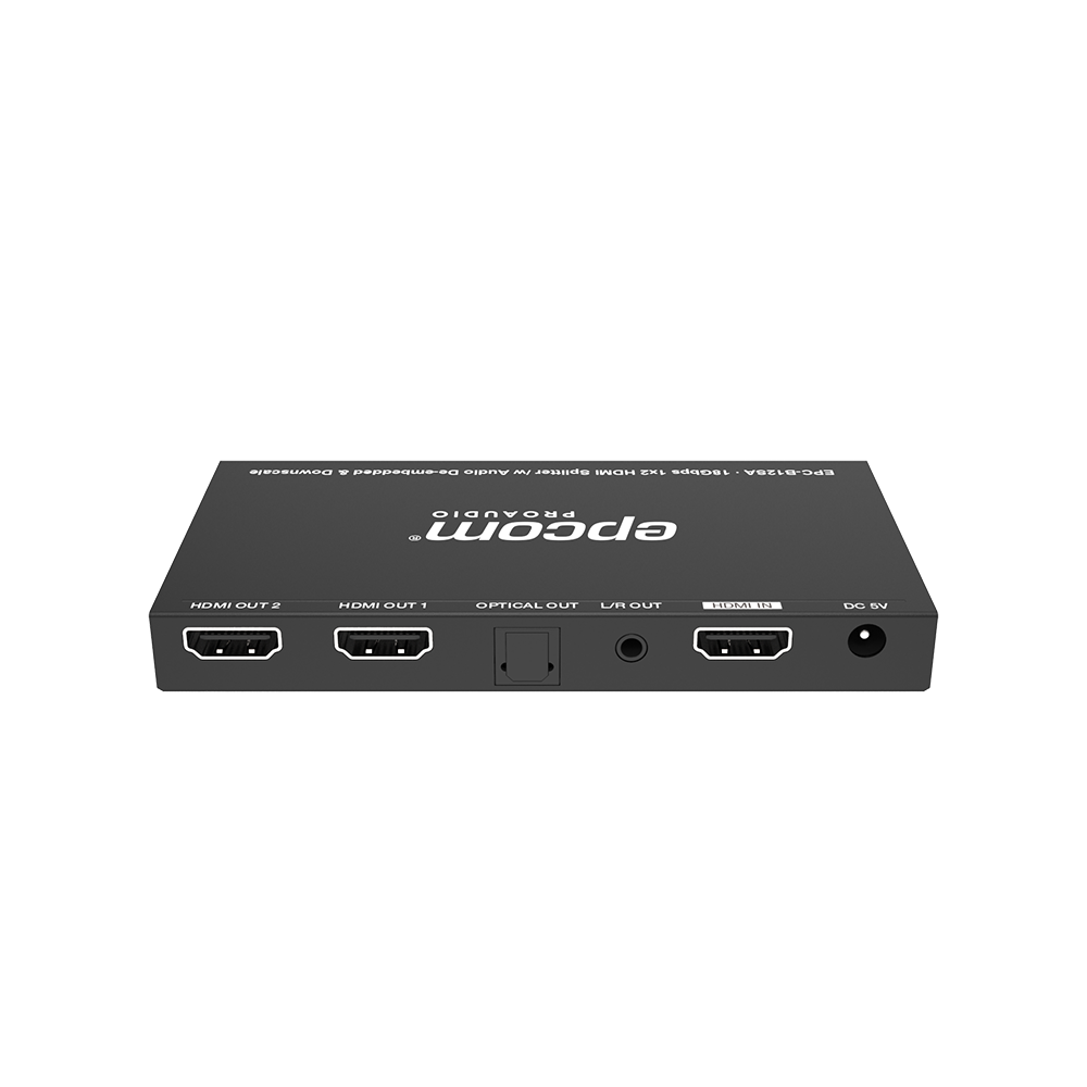 Splitter HDMI 1x2 | 4K@60Hz | Extractor de Audio | Down Scaler | HDR 4:4:4 | EDID | 18Gbps - Image 2