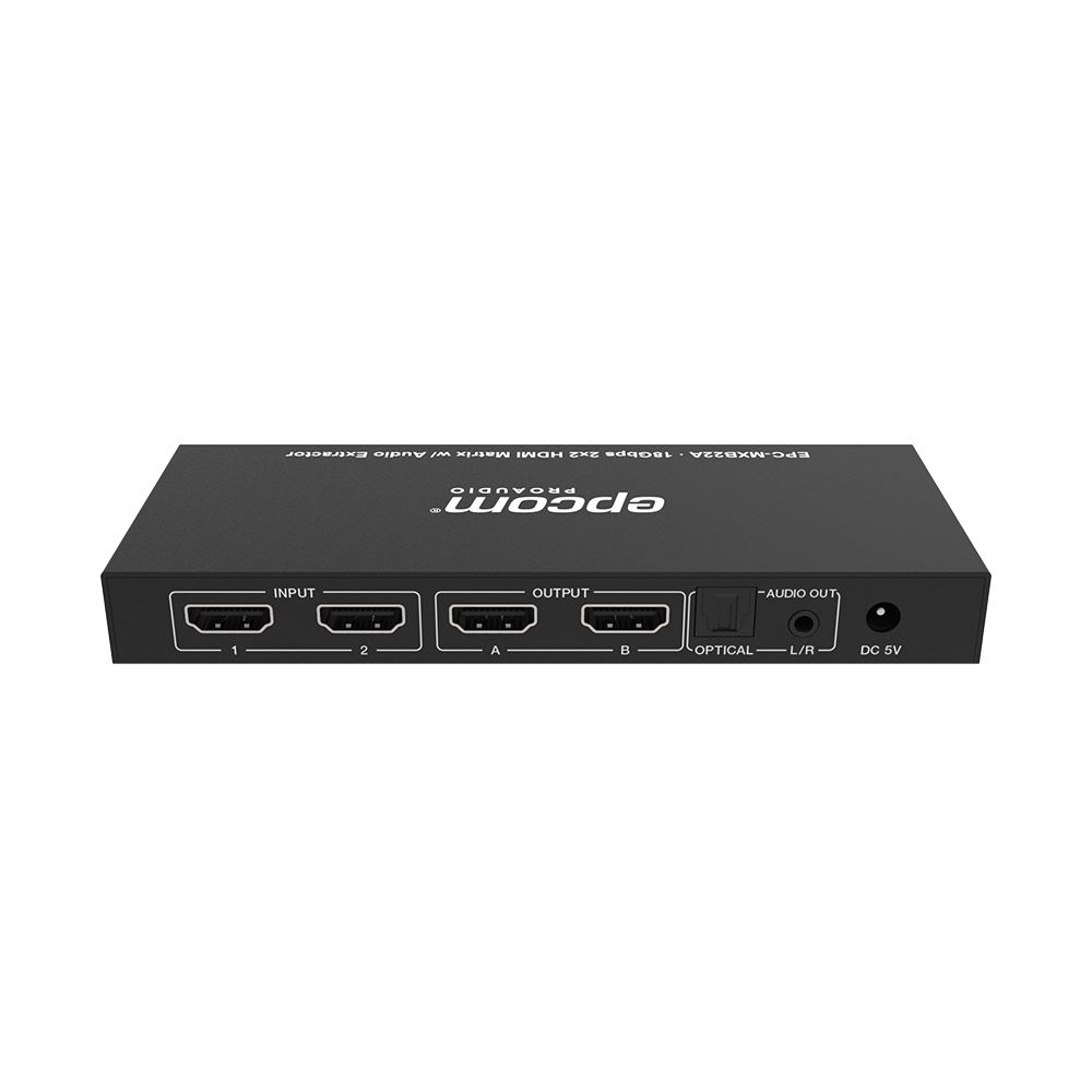 Matricial HDMI | 2x2 | 4K2K@60Hz | HDR | YCbCr 4:4:4 | EDID Auto | Extractor de Audio | Salida de audio análoga y digitalizados | HDCP 2.2 | 18 Gbps - Image 3