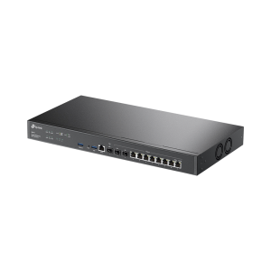 Router Omada VPN / SDN Multi-WAN 10G / 1 Puerto WAN SFP+ 10G / 1 Puerto WAN/LAN SFP+ 10G / 1 Puerto WAN/LAN SFP 1G / 8 puertos LAN/WAN 1G / 2 Puertos USB / 2.3 Millones Sesiones Concurrentes / Administraciรณn Centralizada OMADA SDN.