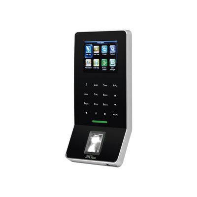 Terminal Biométrica de Huella / 3,000 Huellas 5,000 Tarjetas / WiFi / Pantalla 2.4" / TCP/IP RS485 / ADMS / Control de 1 Puerta (F22-ID)