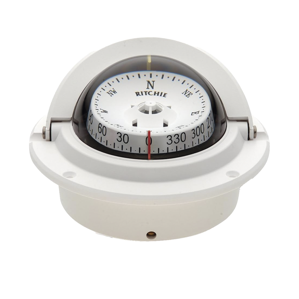 Brújula de Navegación Marítima Serie Voyager / Montaje Empotrado / 3" (76 mm) / Compensadores Integrados / Iluminación Nocturna NiteVu / Imán DirectiveForce / Montaje Fácil / 100% Reparable