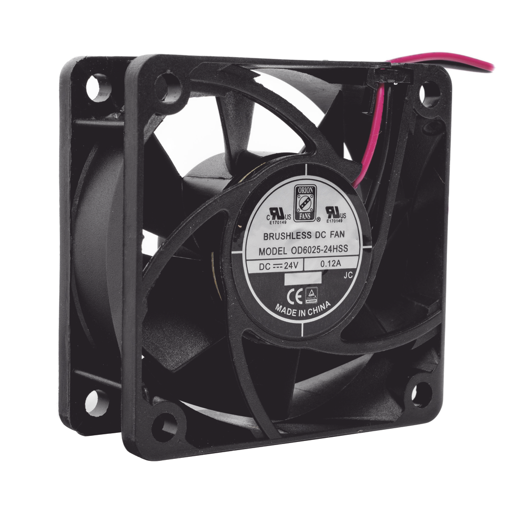 Ventilador Anticondensante Axial Cuadrado, 60x60x25 mm, 24 Vcc, 4500 RPM, 2.9 W, 0.12 A, Flujo de Aire de 25.0 CFM, Unión Sellada. - Image 2