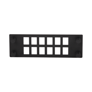 Placa Para 12 Adaptadores de Fibra ?ptica, Uso con Gabinetes FPONE3 y FPONE4