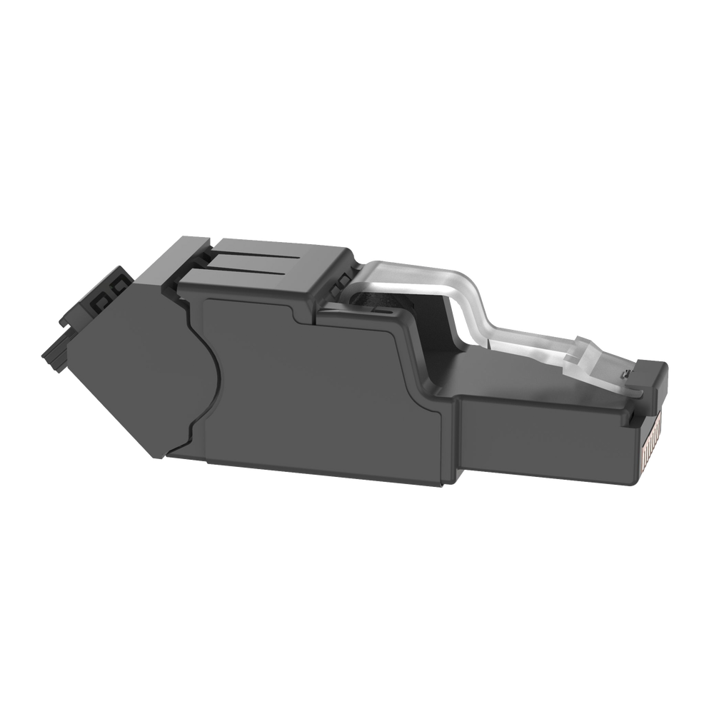 Plug RJ45 UTP, Instalaci?n Angulada 45 Grados, Terminaci?n en Campo Certificable, Compatible con Cat5e, Cat6 y Cat6A, Color Negro - Image 2