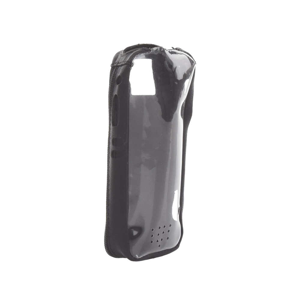 Funda Reforzada en Piel para Cinto, con Cierre y Amplio Visor Frontal Transparente para Radios Aéreos IC-A25. - Image 3