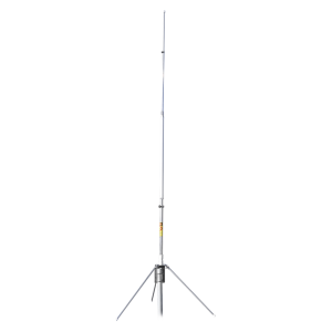 Antena Base VHF, de Aluminio/Fibra de Vidrio , Rango de Frecuencia 148-174 MHz, 3dB de Ganancia