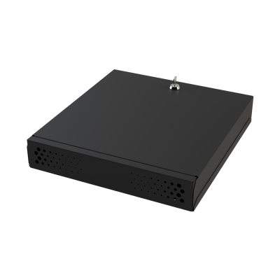 Gabinete Metálico de Seguridad para DVR/NVR, Ancho 396 mm x 78 mm de Alto x (GABVID1R3)