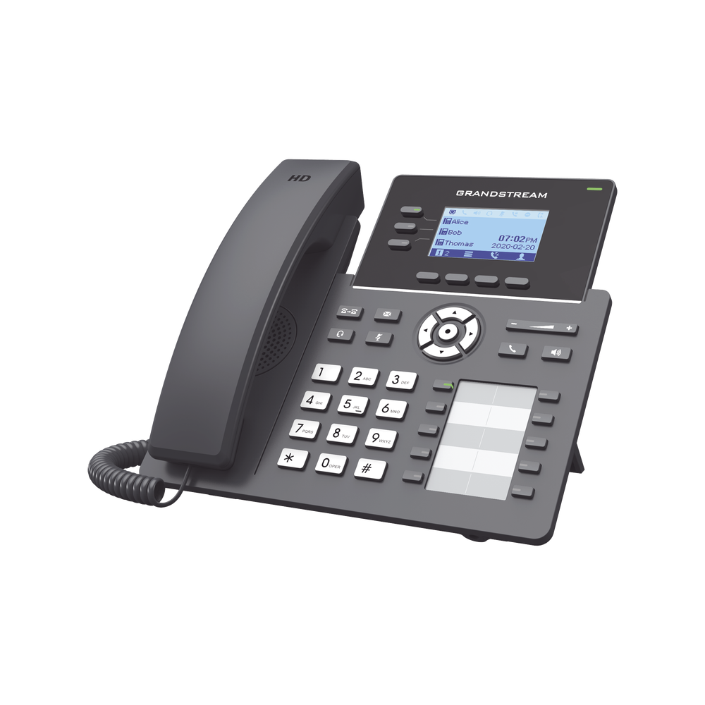 Teléfono IP Grado Operador, 3 líneas SIP con 6 cuentas, 10 botones BLF, puertos Gigabit, codec Opus, IPV4/IPV6 con gestión en la nube GDMS - Image 4