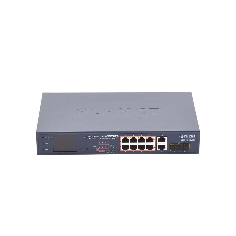 Switch No Administrable 8 Puertos Gigabit con Modo Extender a 250 m, 2 Puertos Uplink 10/100/1000 Mbps, 2 Puertos SFP - Image 3