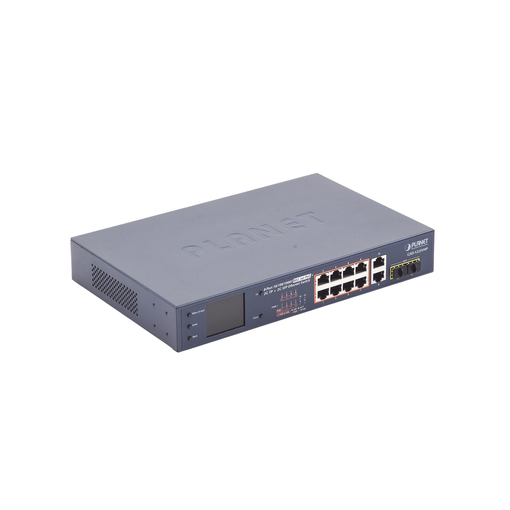 Switch No Administrable 8 Puertos Gigabit con Modo Extender a 250 m, 2 Puertos Uplink 10/100/1000 Mbps, 2 Puertos SFP - Image 4