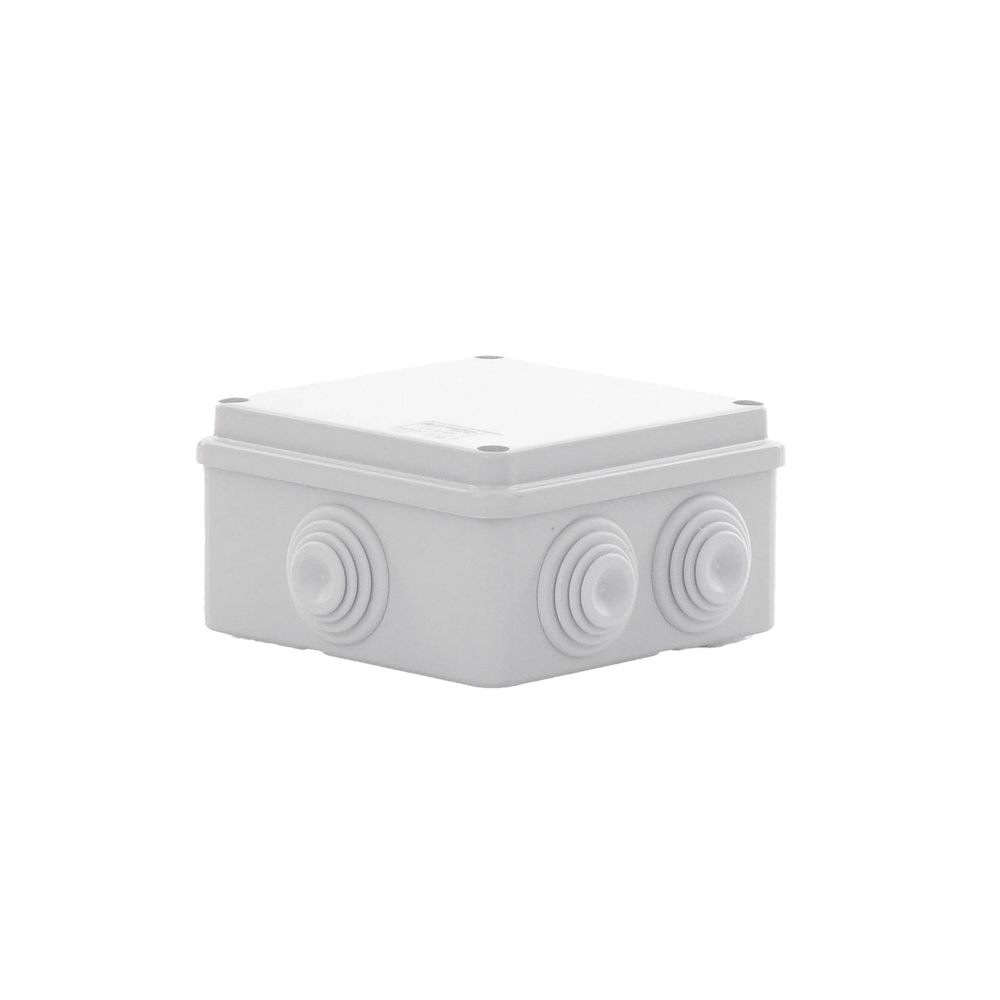 Caja Estanca de PVC Para Derivación y Conexión, 6 Entradas, Tapa Atornillada,100x100x50 mm (Área Interna), Uso Exterior IP55, Material que no Propaga el Fuego y Libre de Hálogenos - Image 4