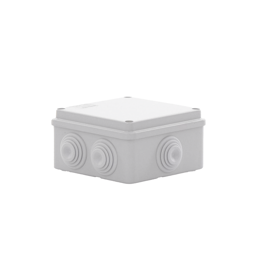 Caja Estanca de PVC Para Derivación y Conexión, 6 Entradas, Tapa Atornillada,100x100x50 mm (Área Interna), Uso Exterior IP55, Material que no Propaga el Fuego y Libre de Hálogenos - Image 5