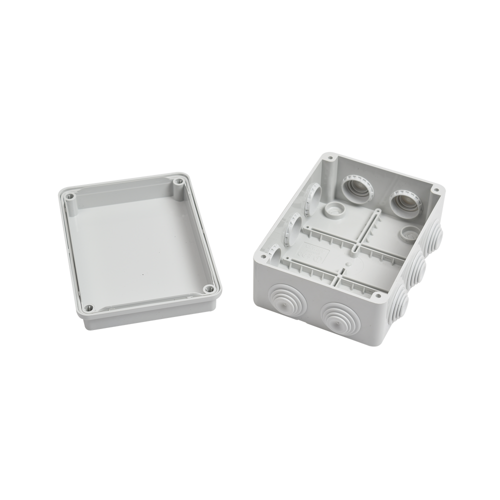 Caja Estanca de PVC Para Derivación y Conexión, 10 Entradas, Tapa Atornillada, 150x110x70 mm (Área interna), Uso Exterior IP55, Material que no Propaga el Fuego y Libre de Hálogenos - Image 2