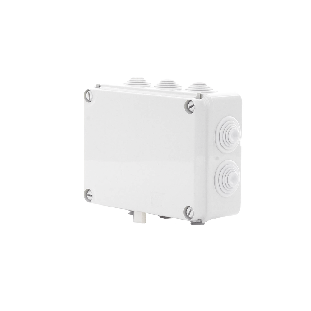Caja de derivación de PVC Auto-extinguible con 10 entradas, tapa atornillada, 190 x 140 x 70 MM, Para Exterior (IP55) - Image 2