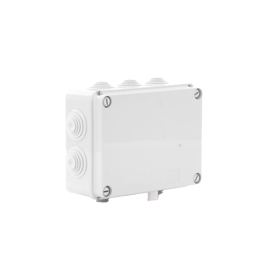 Caja de derivación de PVC Auto-extinguible con 10 entradas, tapa atornillada, 190 x 140 x 70 MM, Para Exterior (IP55) - Image 4