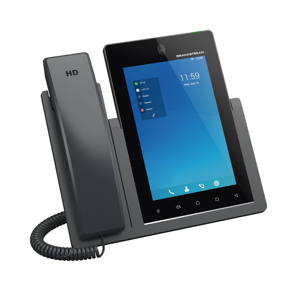 Teléfono IP Android 11, 16 líneas SIP con 16 cuentas, pantalla táctil 7", puertos Gigabit, Wi-Fi, Bluetooth, PoE, codec Opus, IPV4/IPV6 con gestión en la nube GDMS - Image 4