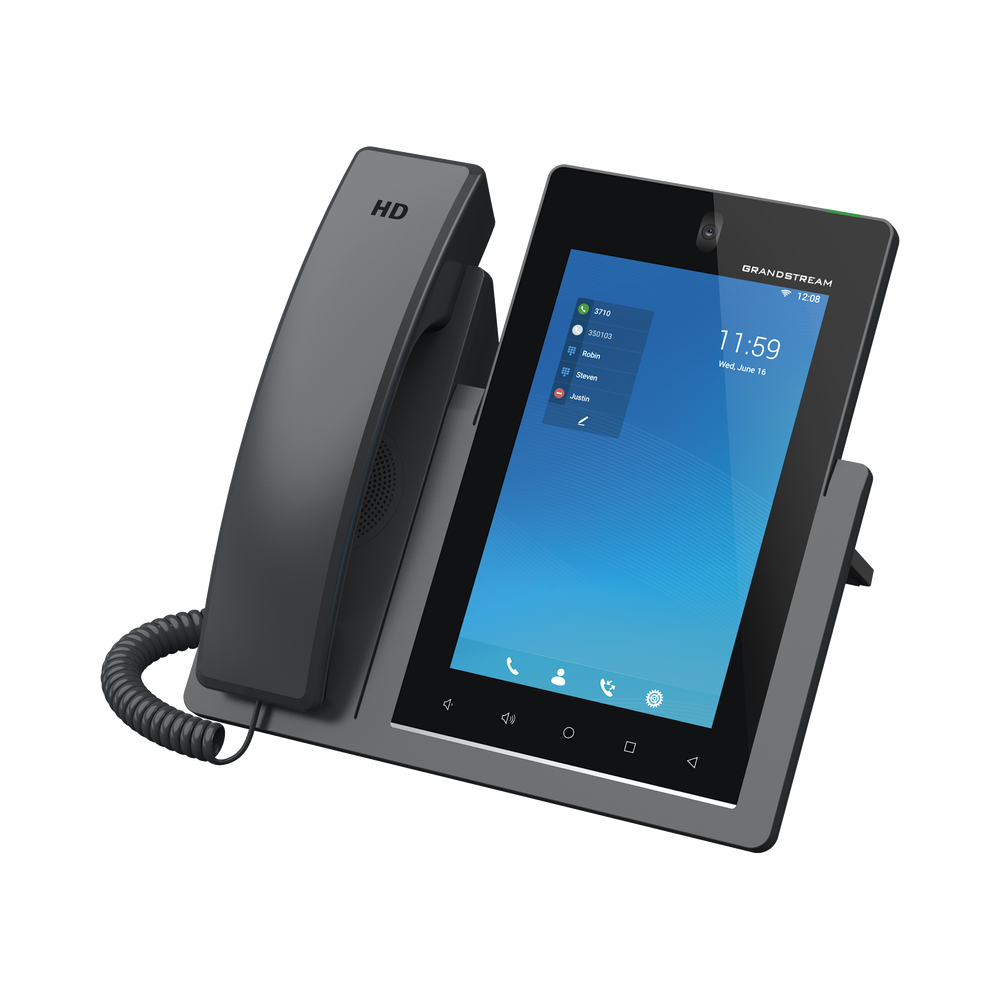 Teléfono IP Android 11, 16 líneas SIP con 16 cuentas, pantalla táctil 7", puertos Gigabit, Wi-Fi, Bluetooth, PoE, codec Opus, IPV4/IPV6 con gestión en la nube GDMS - Image 5
