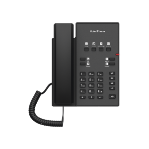 Teléfono IP para Hotelería, profesional con 8 teclas programables para servicio rápido, plantilla personalizable con PoE