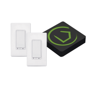 KIT HUB Controlador inteligente para dispositivos Zwave, Zigbee, Shelly, Lutron, incluye 1 HUB / 2 Apagadores inteligentes On/Off Zwave (HC7K1)