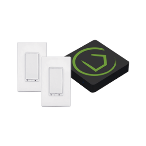 KIT HUB Controlador inteligente para dispositivos Zwave, Zigbee, Shelly, Lutron, incluye 1 HUB / 2 Atenuadores inteligentes On/Off Zwave (HC7K2)