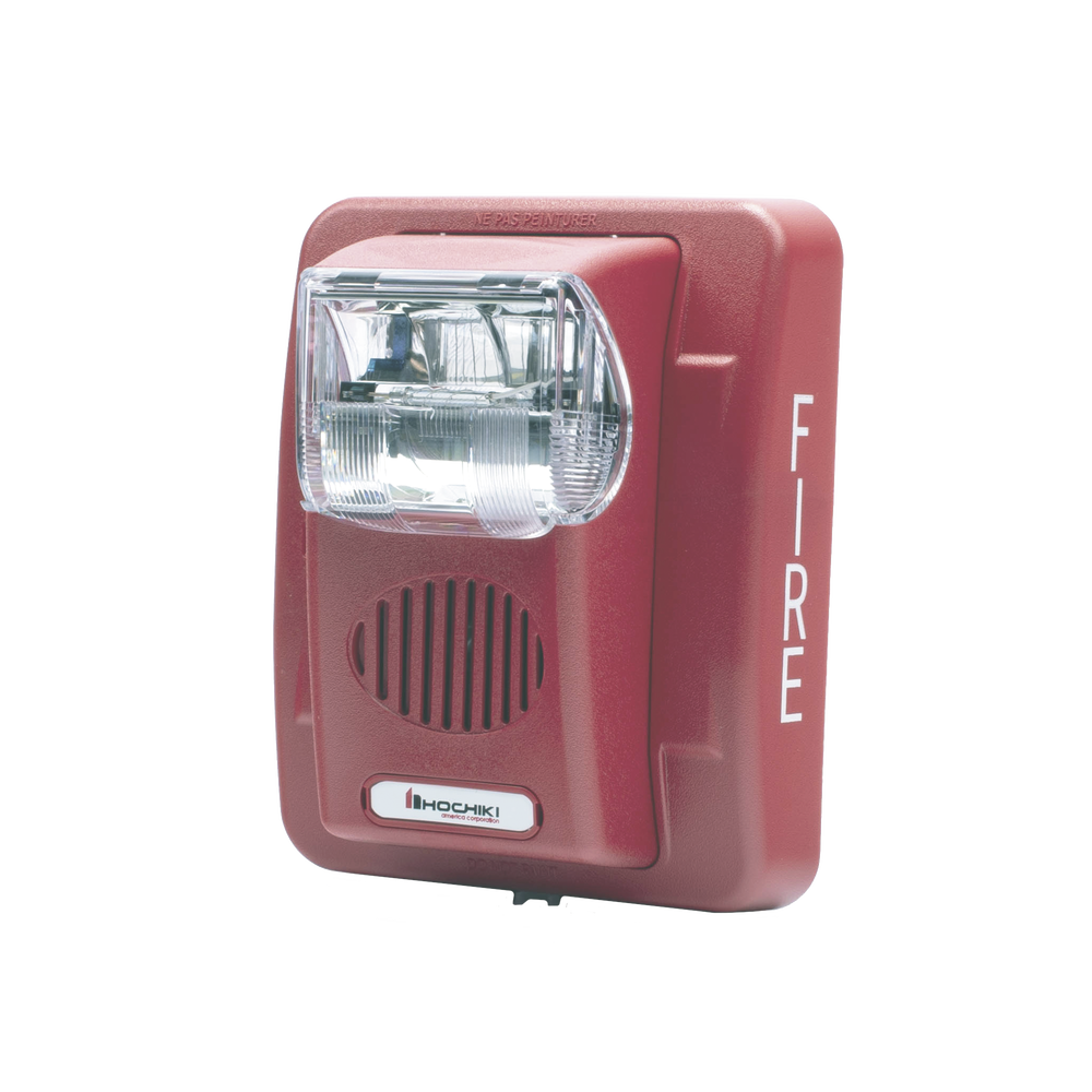 Sirena Estrobo, 24 Vcd, Multi-Candela 15 hasta 110 cd, Montaje En Pared, Color Rojo, Serie HEC3 (0500-06020), Hochiki - Image 4