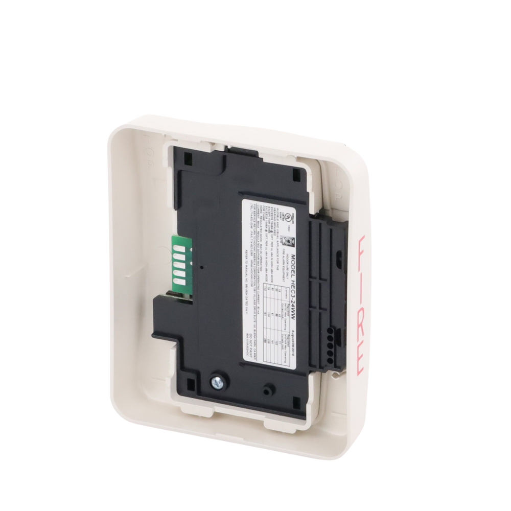 Sirena Estrobo, 24 Vcd, Multi-Candela 15 hasta 110 cd, Montaje En Pared, Color Blanco, Serie HEC3 (0500-06030) - Image 6